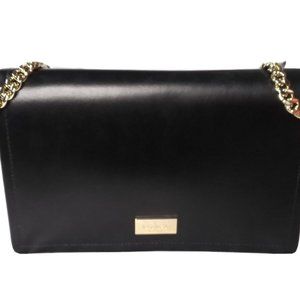 Kate Spade New York Arbour Hill Angelea Black Leather Shoulder Bag Clutc…